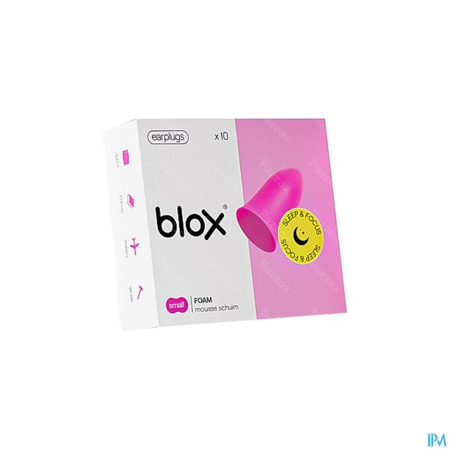 Box Sleep Schuim Small Roze 5 Paar Oordoppen