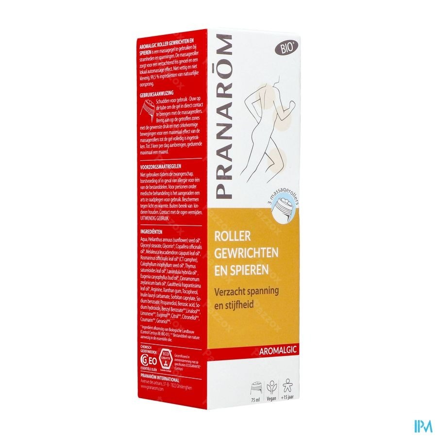 Pranarom Aromalgic Roll Gewricht&spier.bio Eco75ml