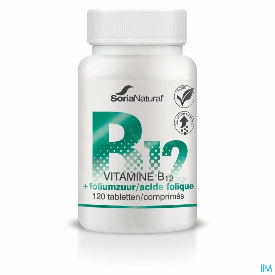 Soria Vitamine B12 + Foliumzuur 120 Tabletten