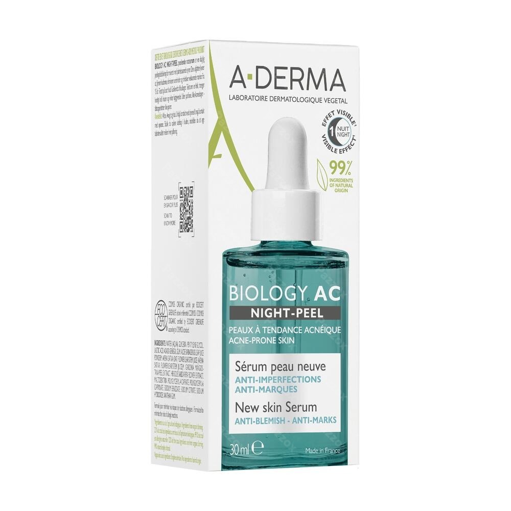 A-Derma Biology Ac Night Peel Serum 30ml