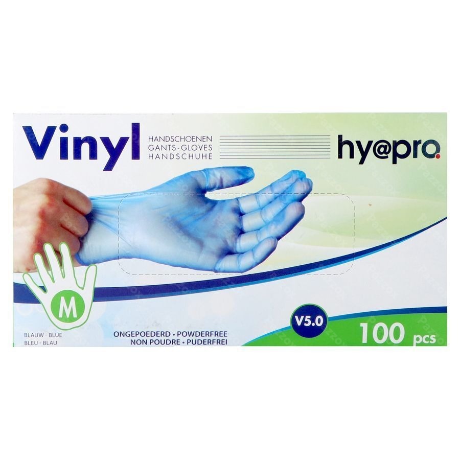 Pharmex Handschoenen Blauw Vinyl M Poedervrij 100