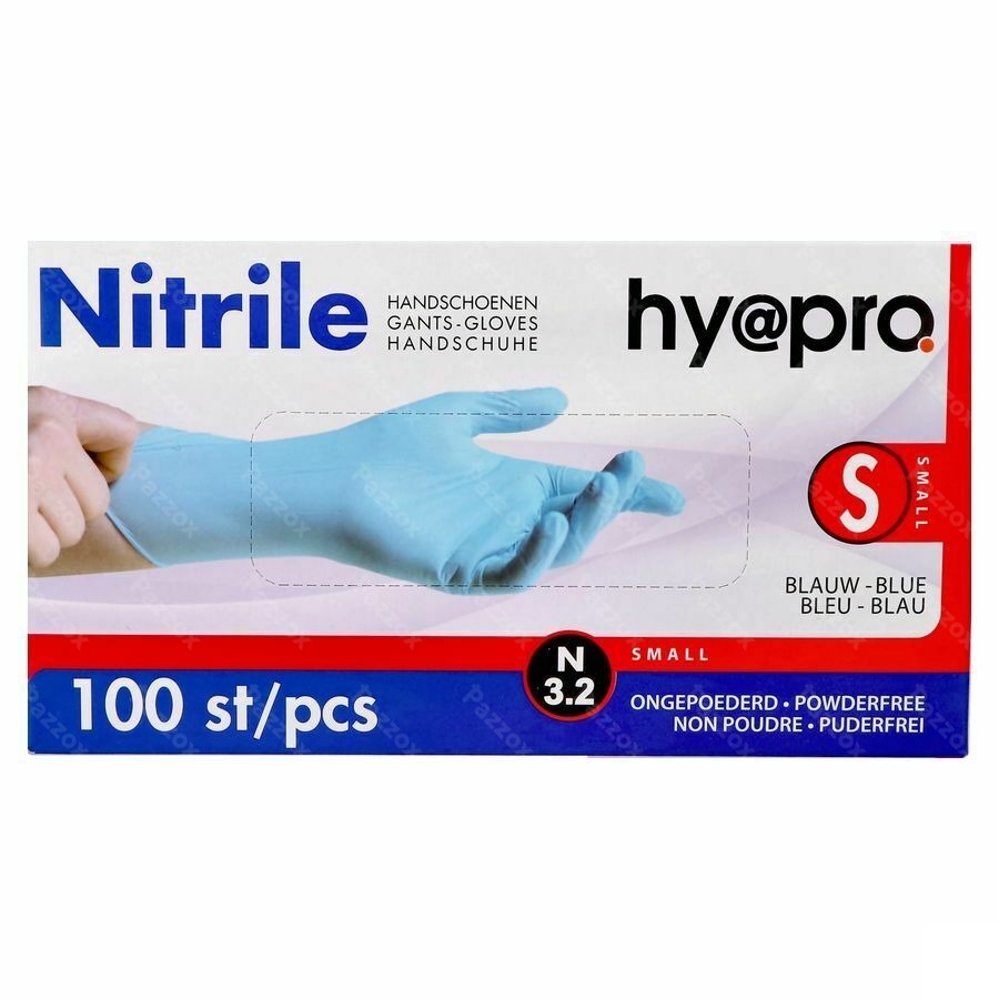 Pharmex Handschoenen Blauw Nitril S Poedervrij 100