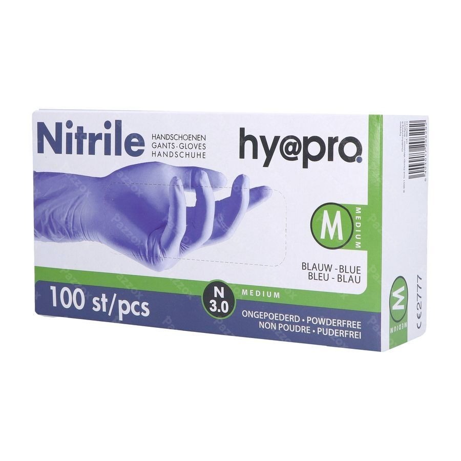 Pharmex Handschoenen Blauw Nitril M Poedervrij 100