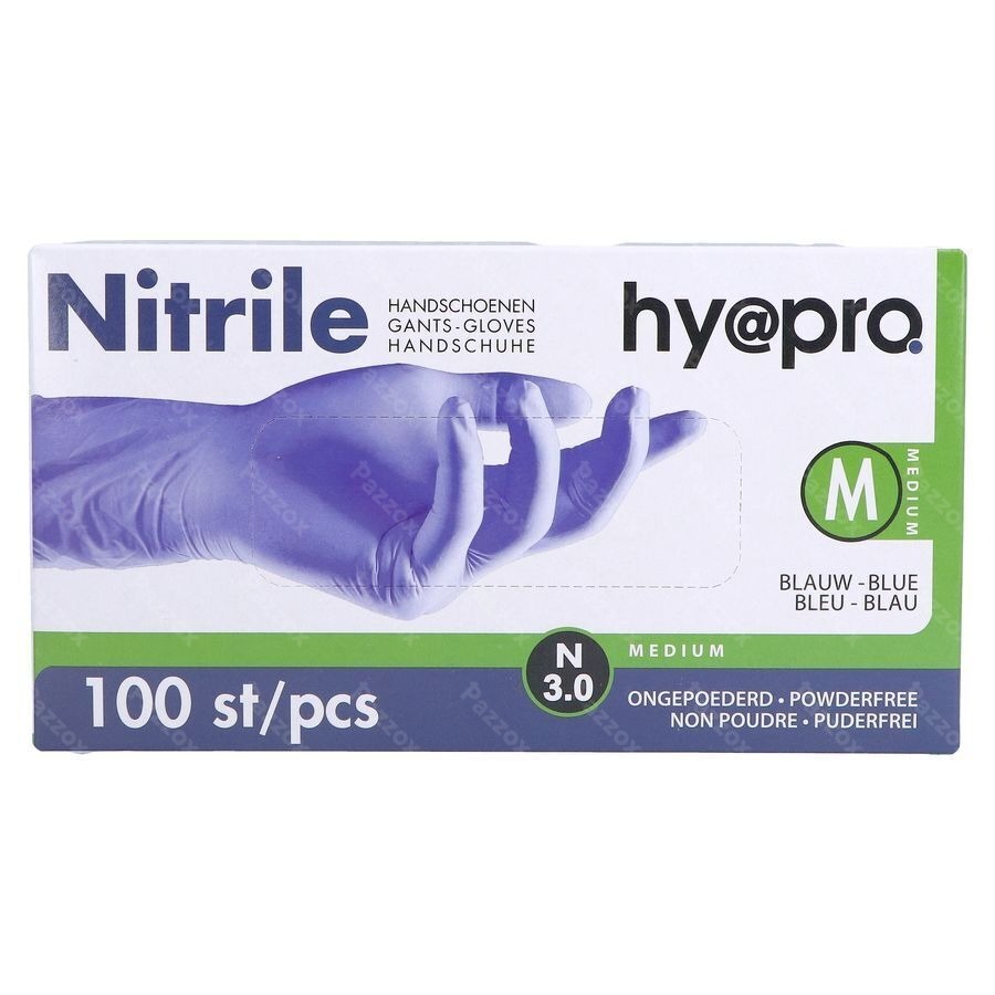 Pharmex Handschoenen Blauw Nitril M Poedervrij 100