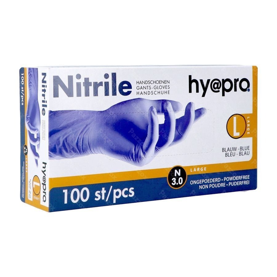 Pharmex Handschoenen Blauw Nitril l Poedervrij 100