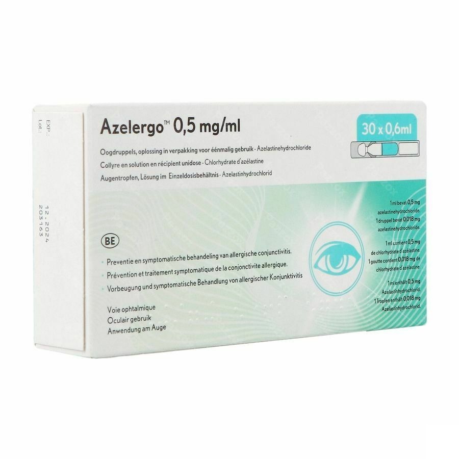 Azelergo Oogdruppels 30 Unidosissen