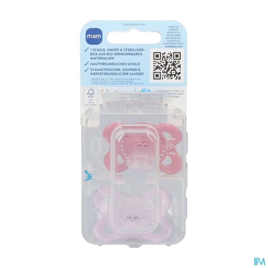 Mam Fopspeen Original Pure Siliconen 0-6m Meisje