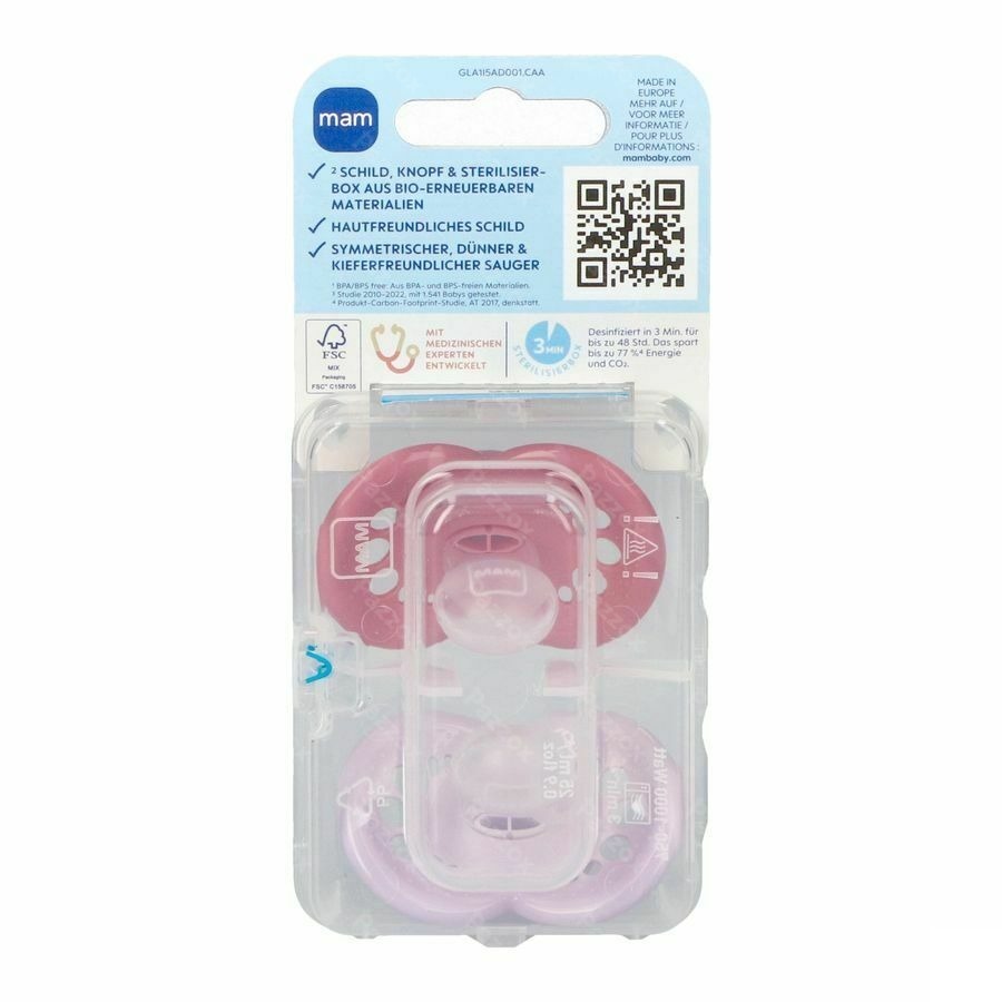 Mam Fopspeen Original Pure Siliconen 6-16m Meisje