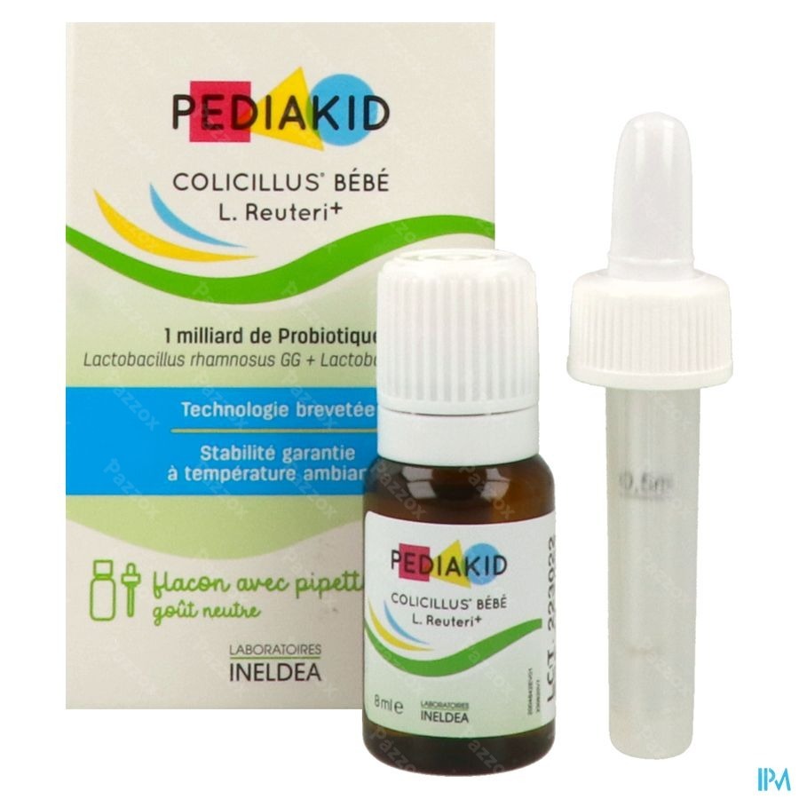 Pediakid Colicillus Compl. l.rhamn. Gg+l.reut. 8ml