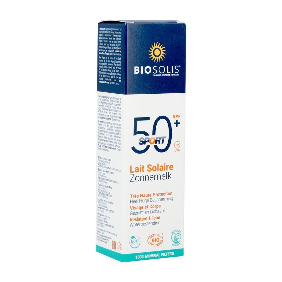 Biosolis Zonnemelk Sport SPF50+ 50ml