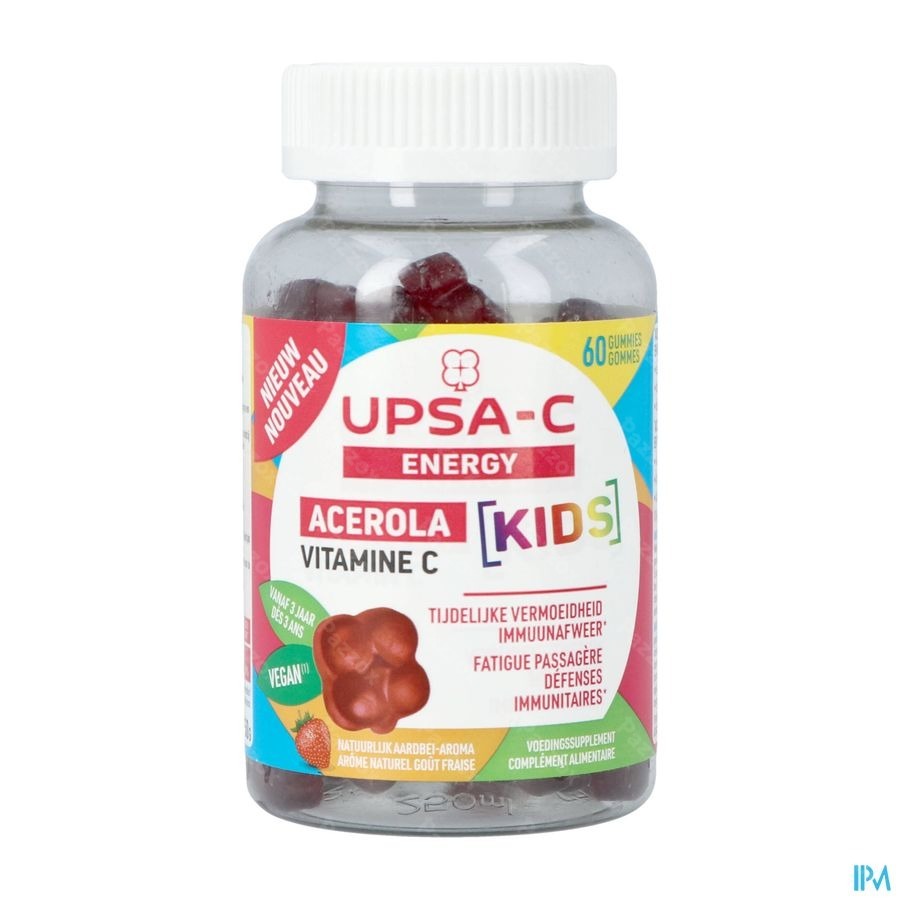 Upsa-C Energy Acerola Kids 60 Gummies