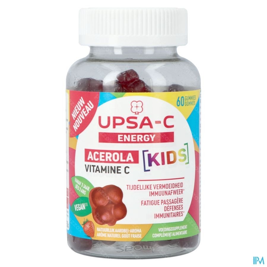 Upsa-C Energy Acerola Kids 60 Gummies