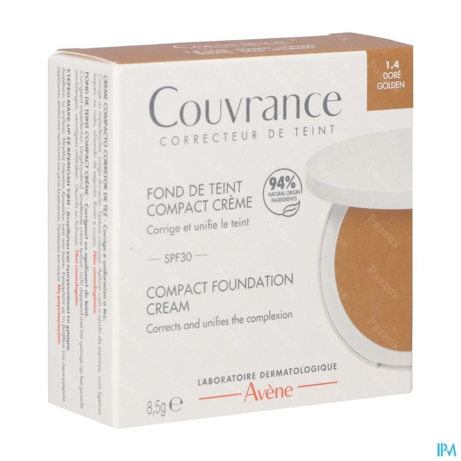 Avène Couvrance Compactcrème SPF30 1.4 Doré 8,5g