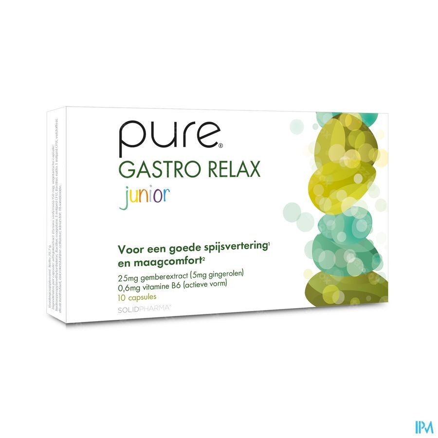 Pure Gastro Relax Junior 10 Capsules