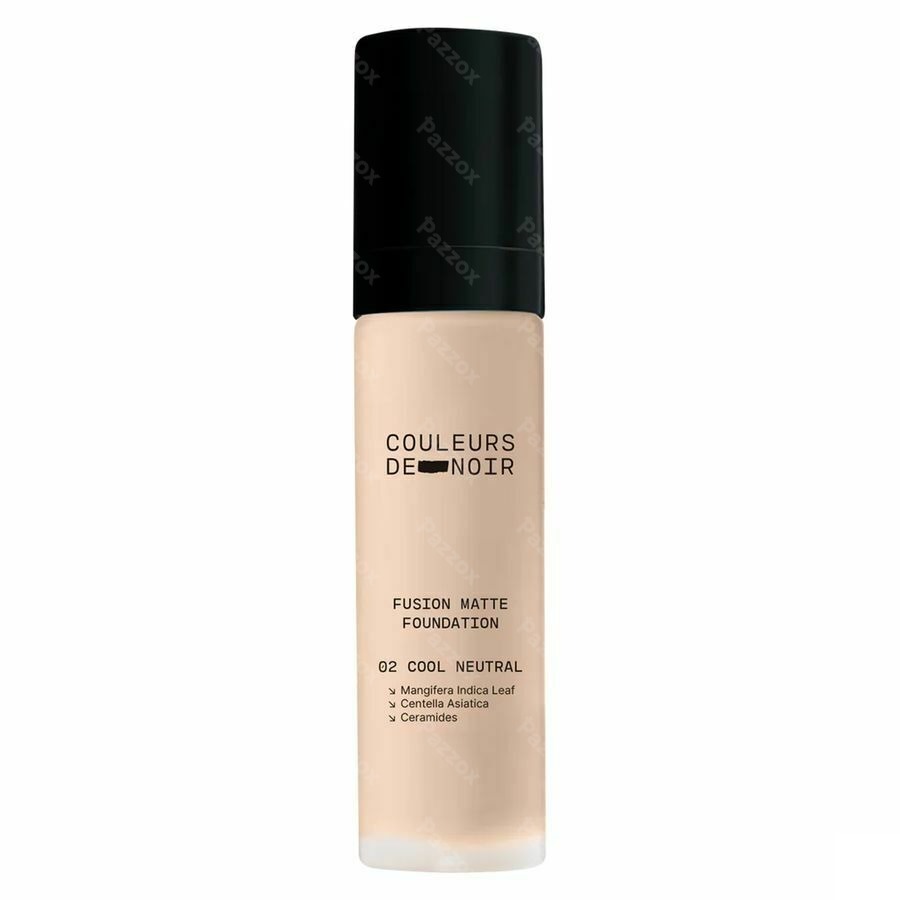 Les Couleurs De Noir Fusion Matte Foundation 02 Cool Neutral 30ml