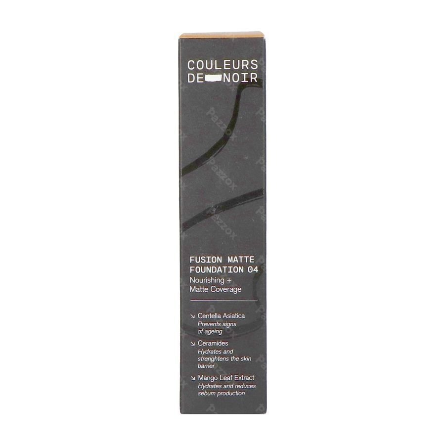 Les Couleurs De Noir Fusion Matte Foundation 04 Beige Doré 30ml