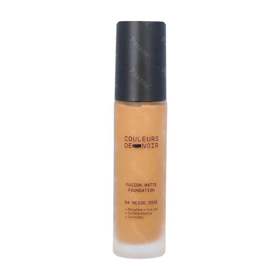 Les Couleurs De Noir Fusion Matte Foundation 04 Beige Doré 30ml