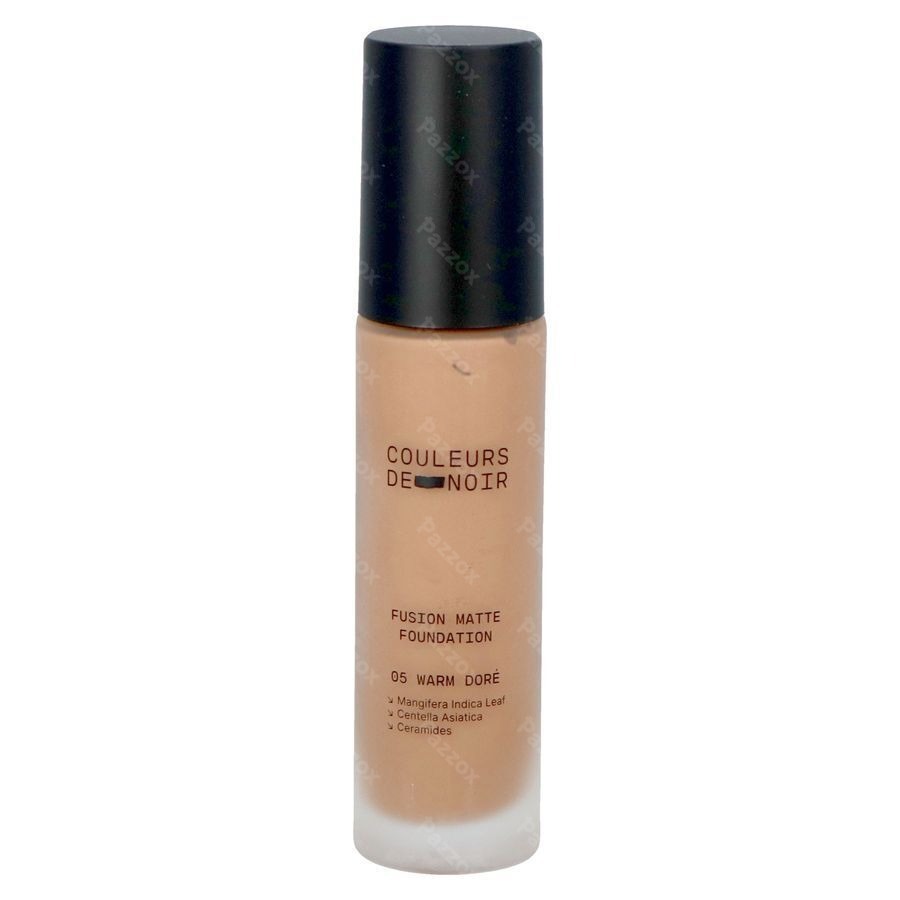Les Couleurs De Noir Fusion Matte Foundation 05 Warm Doré 30ml