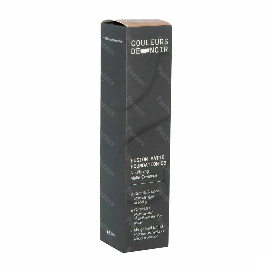 Les Couleurs De Noir Fusion Matte Foundation 06 Warm Rosé 30ml