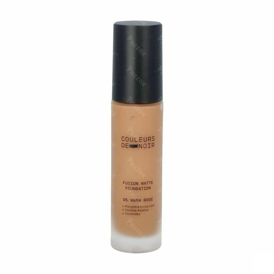 Les Couleurs De Noir Fusion Matte Foundation 06 Warm Rosé 30ml