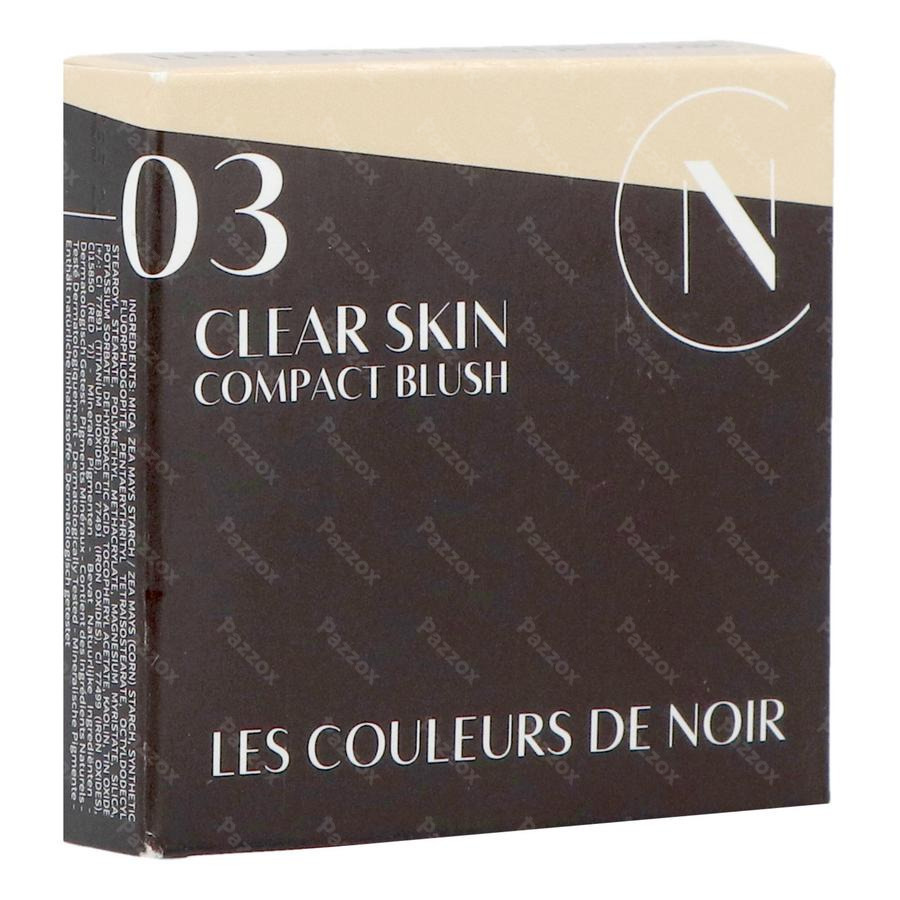 Les Couleurs De Noir Clear Skin Compexion Blush 03 Rose