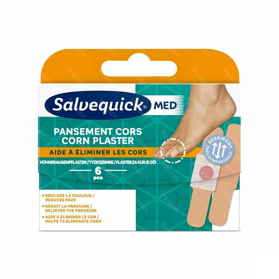 Salvequick Likdoorn Pleister 6
