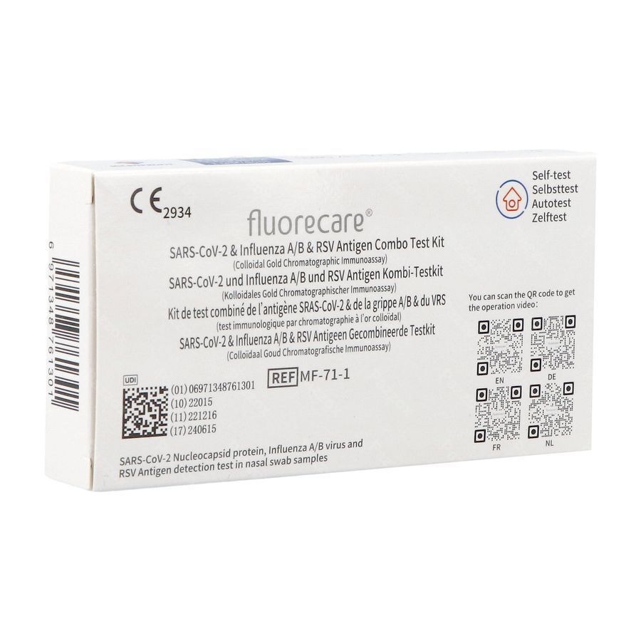 Fluorecare Combi Rsv/flu/covid Zelftest 1 Magis