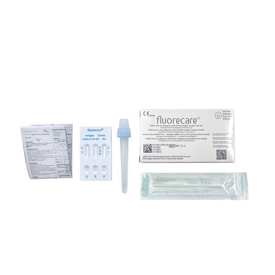 Fluorecare Combi RSV/Flu/Covid 20 Zelftesten