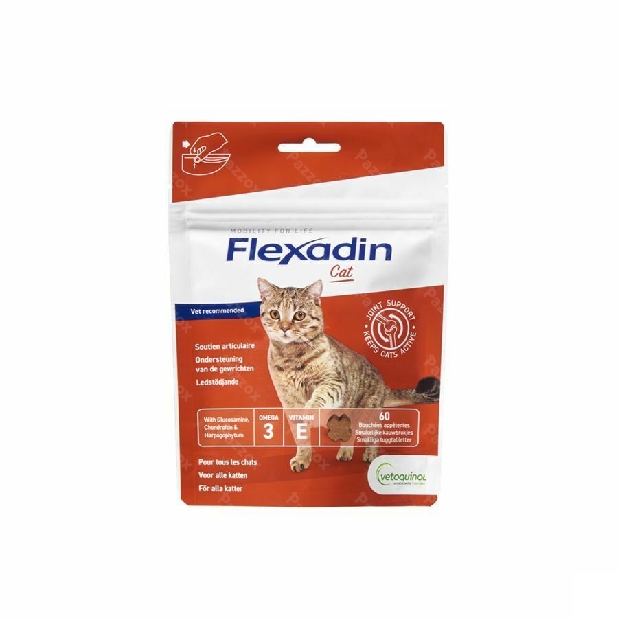 Flexadin Cat 60 Kauwbrokjes