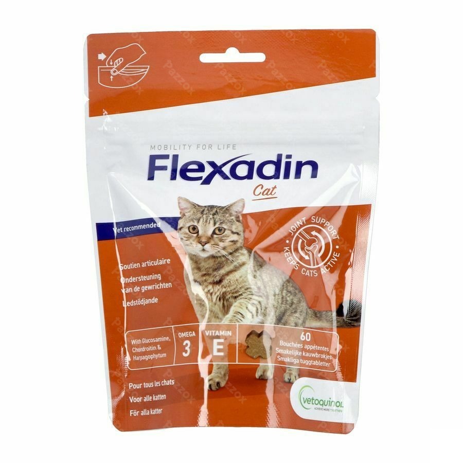 Flexadin Cat 60 Kauwbrokjes