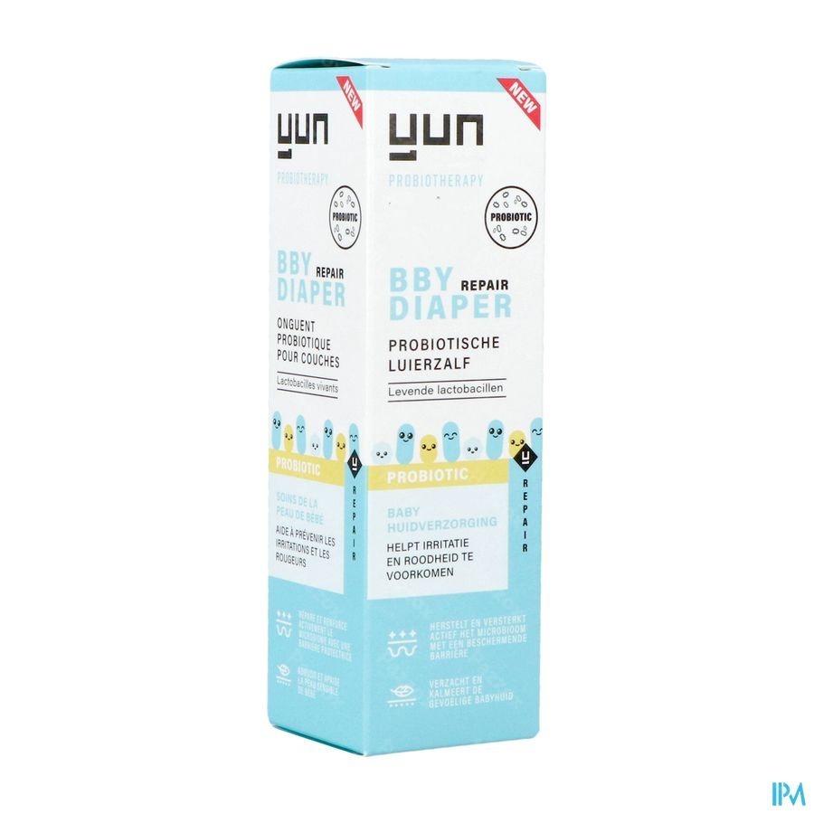 Yun Bby Probiotic Herstellende Luierzalf Zonder Parfum 75ml