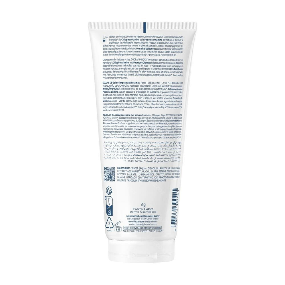 Ducray Kelual DS Reinigingsgel Anti-Schilfers 200ml