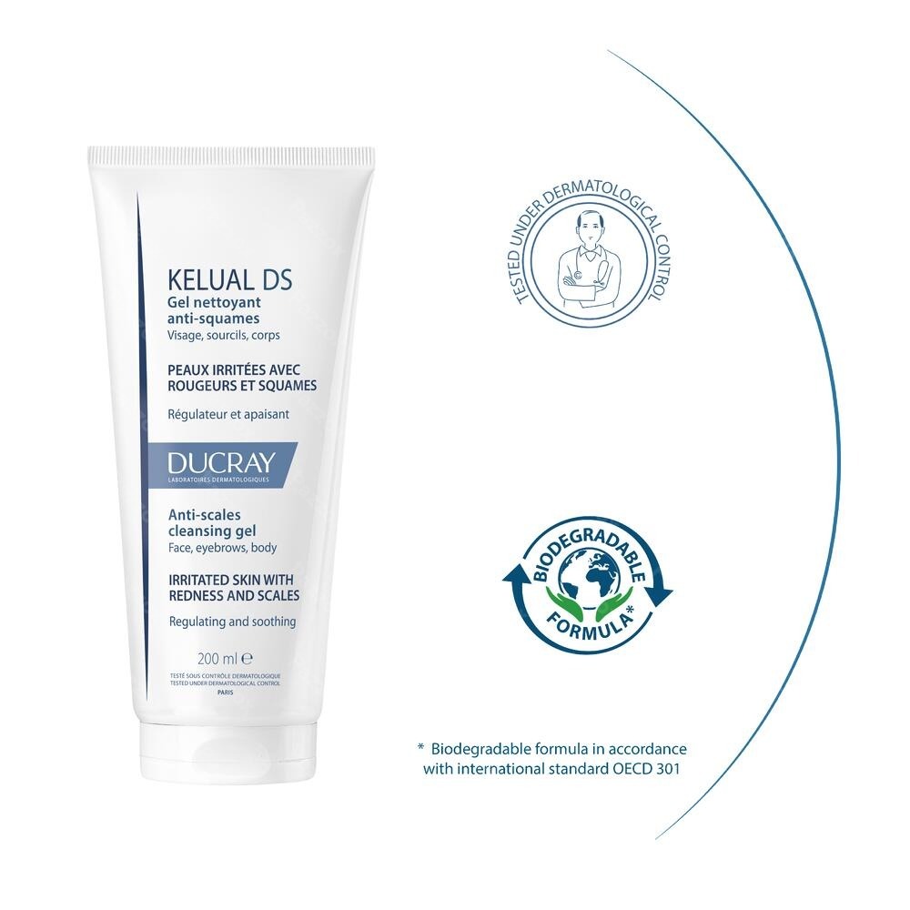 Ducray Kelual DS Reinigingsgel Anti-Schilfers 200ml
