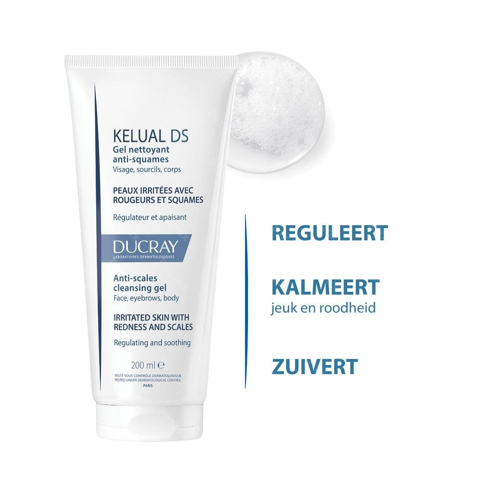 Ducray Kelual DS Reinigingsgel Anti-Schilfers 200ml