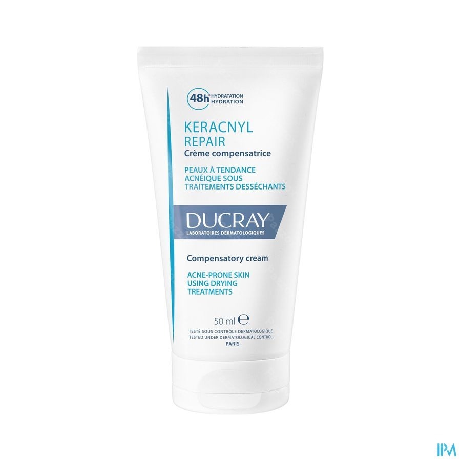 Ducray Keracnyl Repair Compenserende Crème 50ml