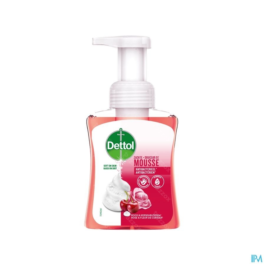 Dettol Zachte Mousse Roos&Kersenbloem 250ml