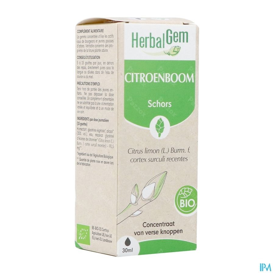 Herbalgem Citroenboom Bio 30ml