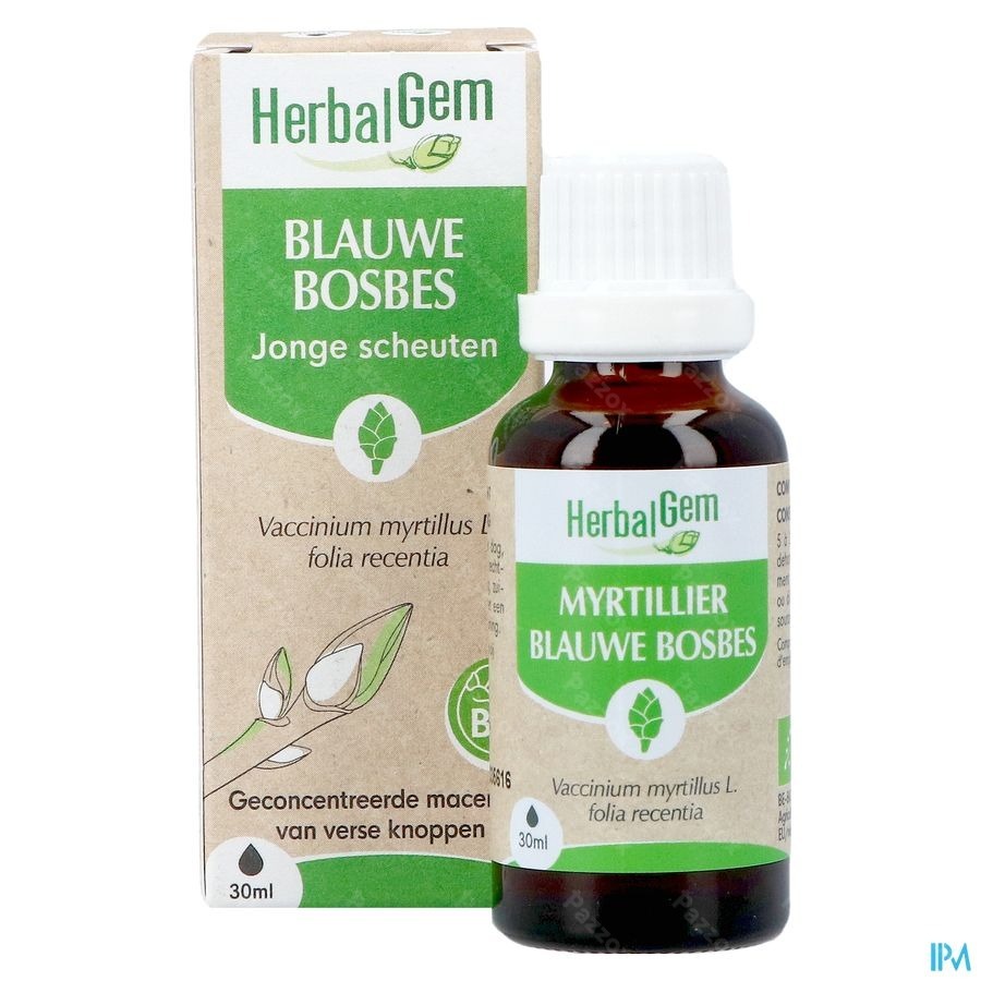 Herbalgem Blauw Bosbes Bio 30ml