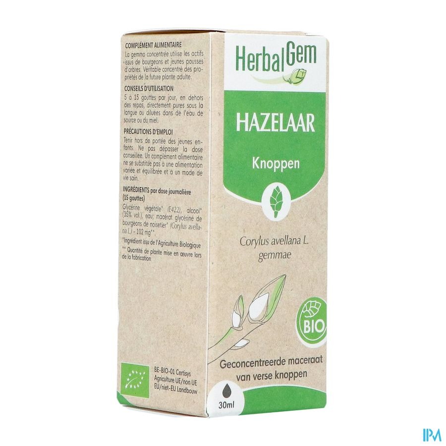 Herbalgem Hazelaar Bio 30ml