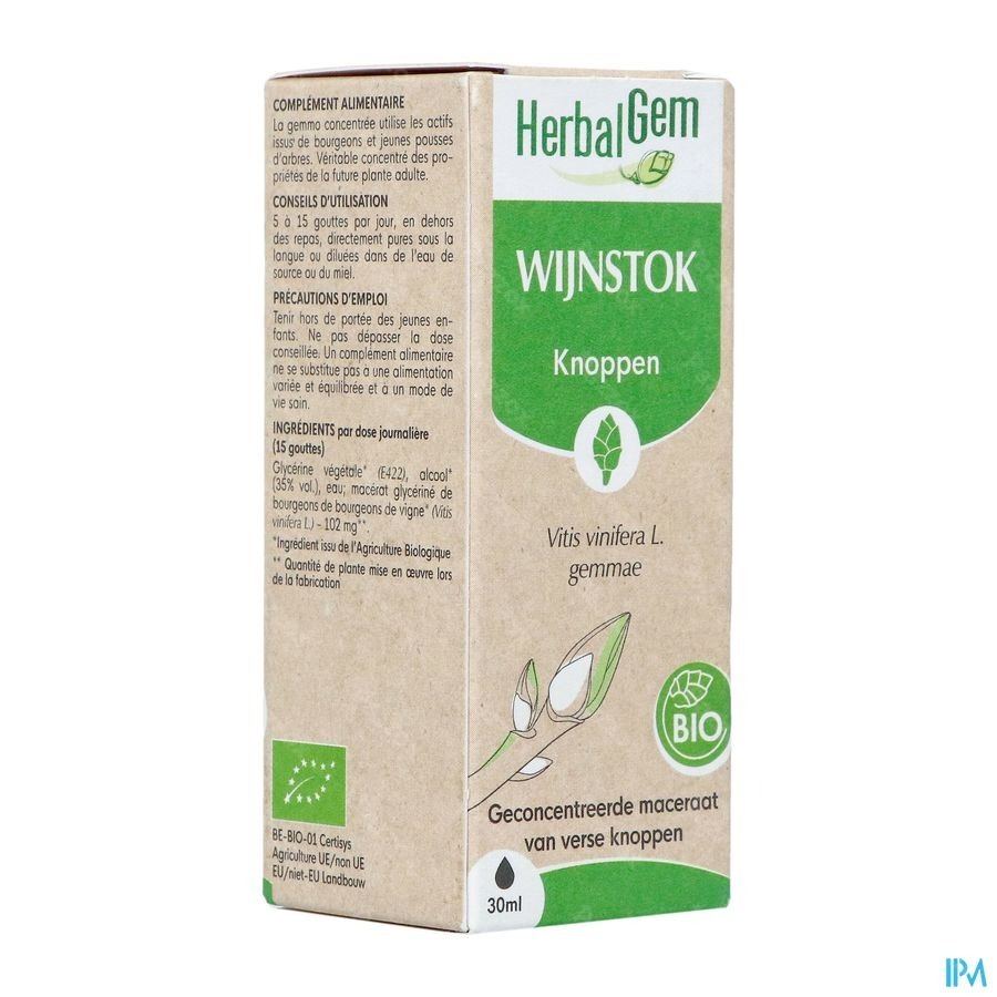 Herbalgem Wijnstok Maceraat Bio 30ml