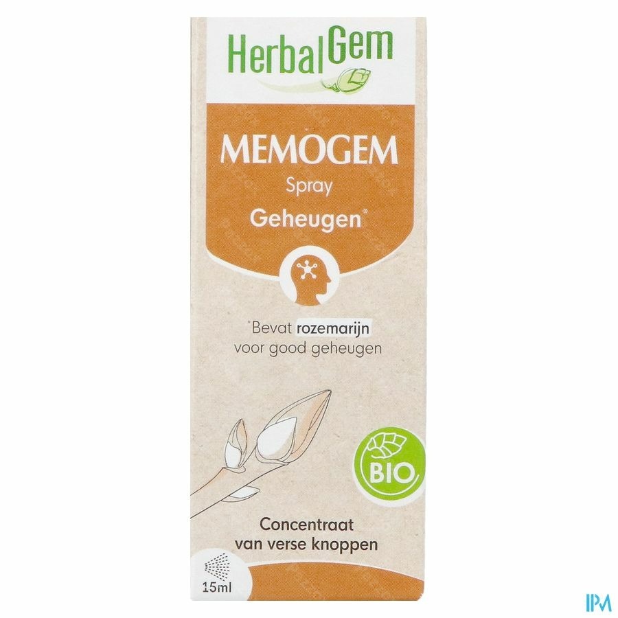 Herbalgem Memogem Biologische Spray 15ml