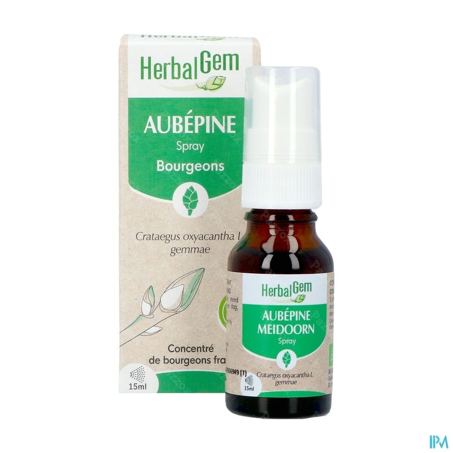 Herbalgem Meidoorn Bio Spray 15ml