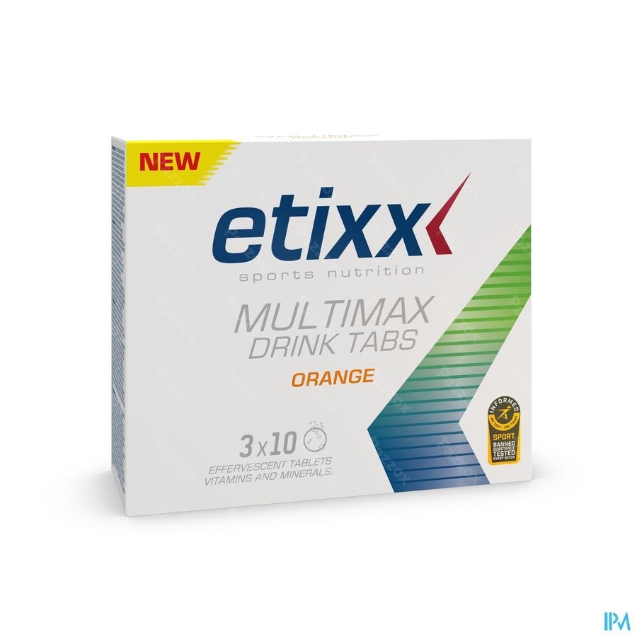 Etixx Multimax Drink Orange Tube Tabl 3x10