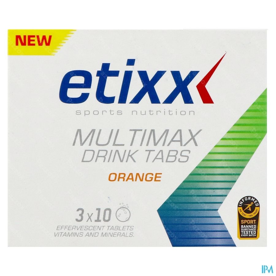 Etixx Multimax Drink Orange Tube Tabl 3x10