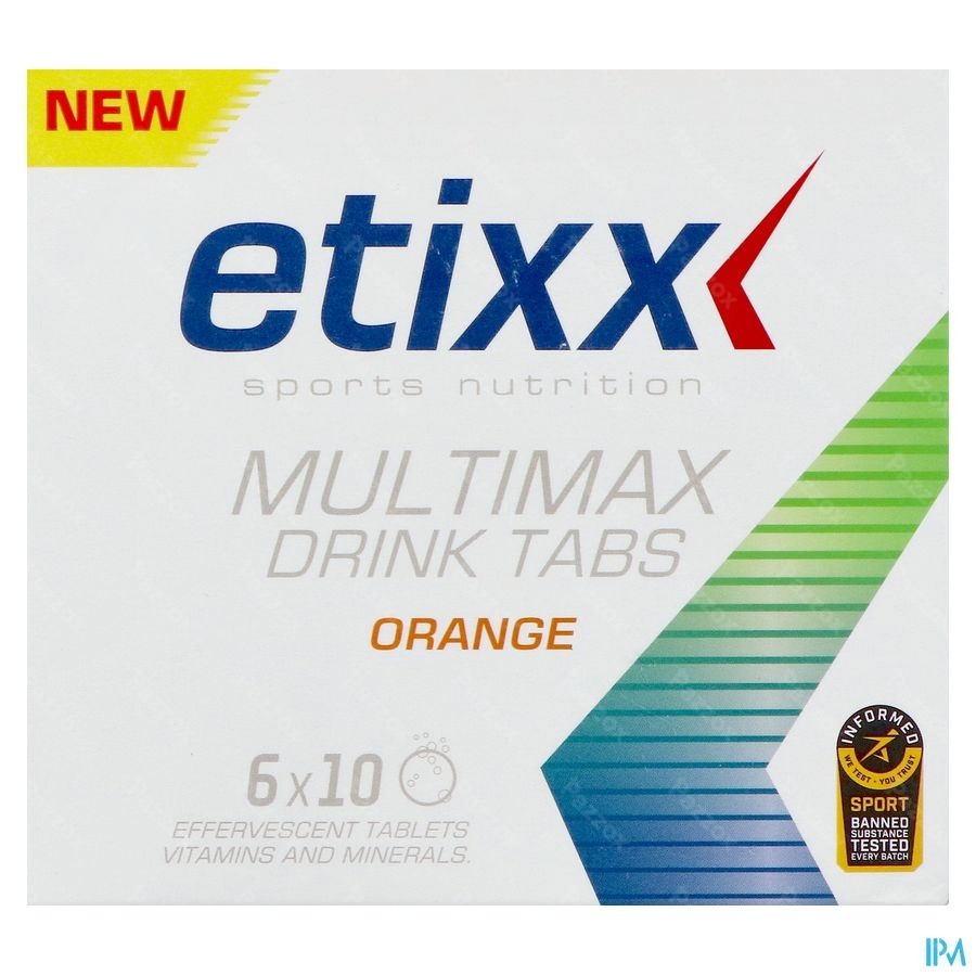 Etixx Multimax Drink Orange Tube Tabl 6x10