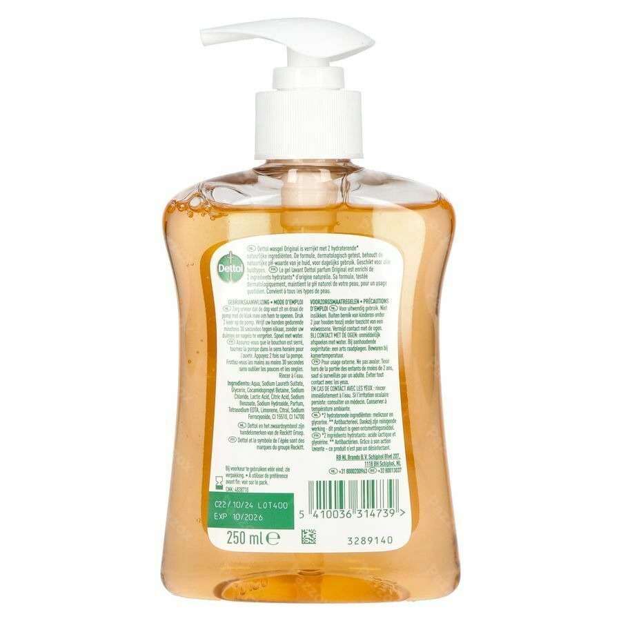 Dettolhygiene Wasgel Original 250ml