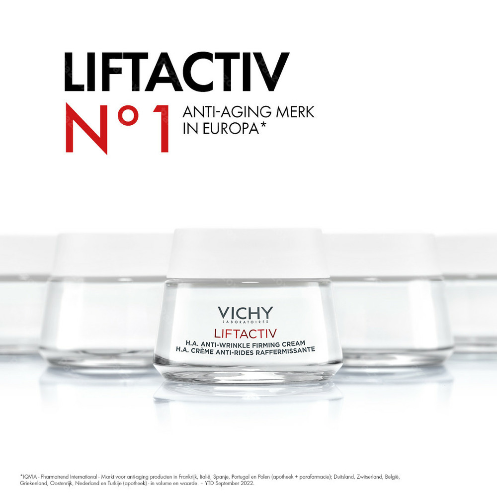 Vichy LiftActiv HA Anti-Rimpel Dagcrème Droge Huid 50ml