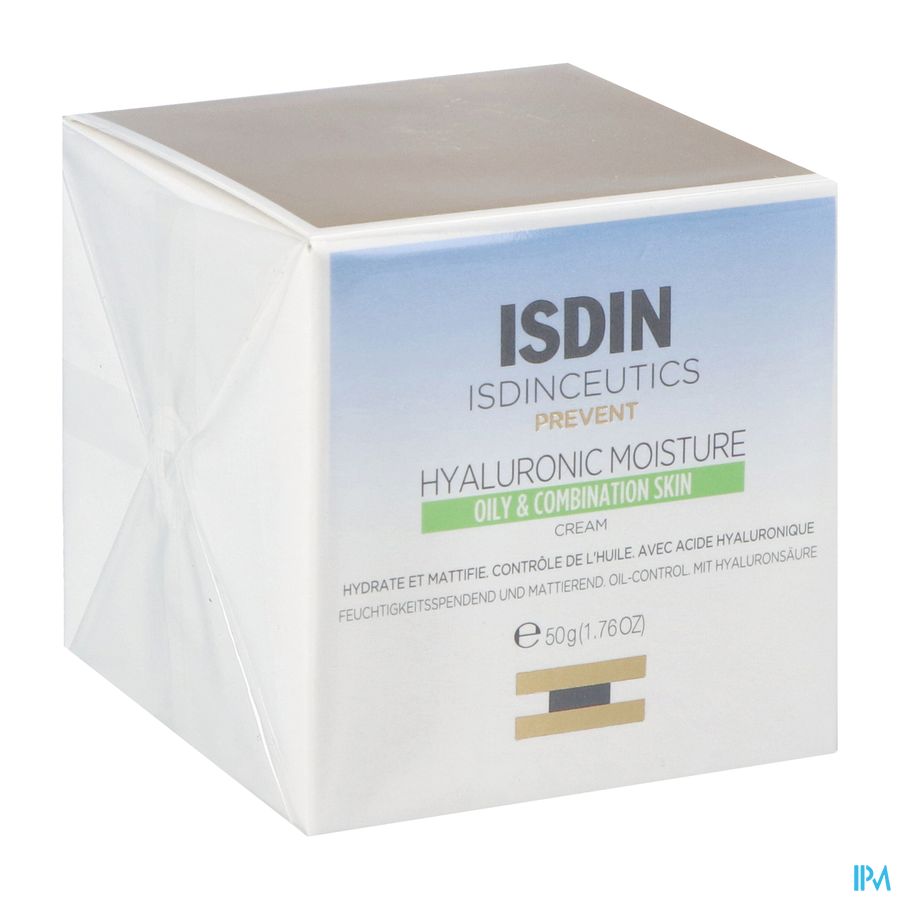 Isdin Ceutics Hyaluronvocht Voorkomen Vette en Gecombineerde Huid 50 g