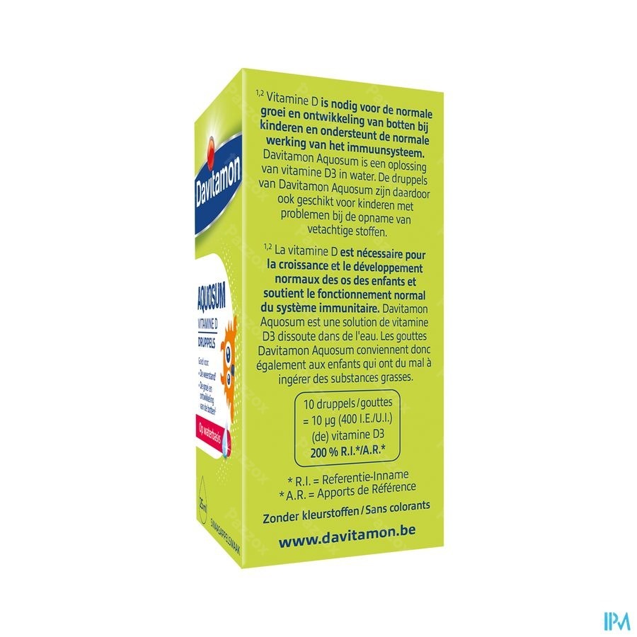 Davitamon Aquosum Vitamine D Druppels 25ml