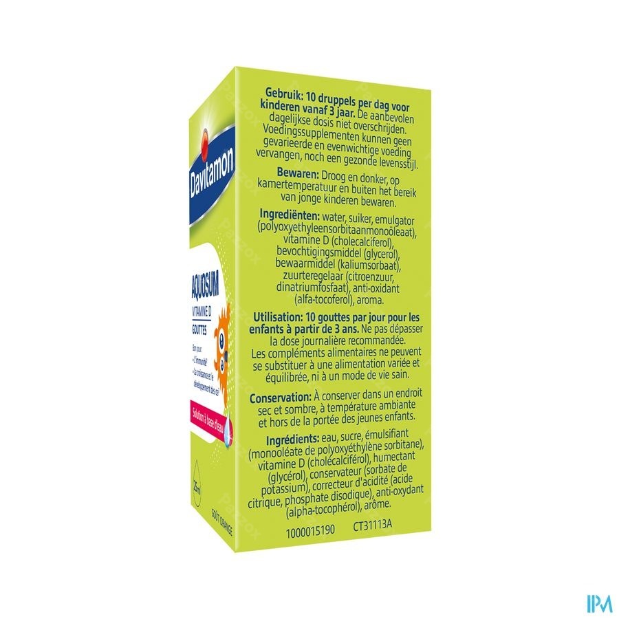 Davitamon Aquosum Vitamine D Druppels 25ml